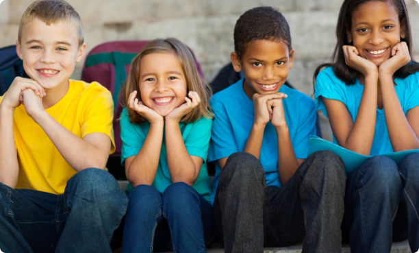 Children smiling